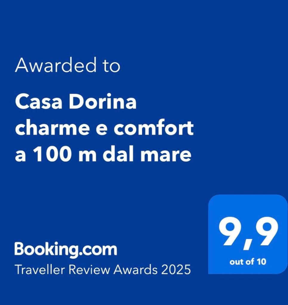Casa Dorina Charme E Comfort A 100 M Dal Mare 돈나루카타 외부 사진